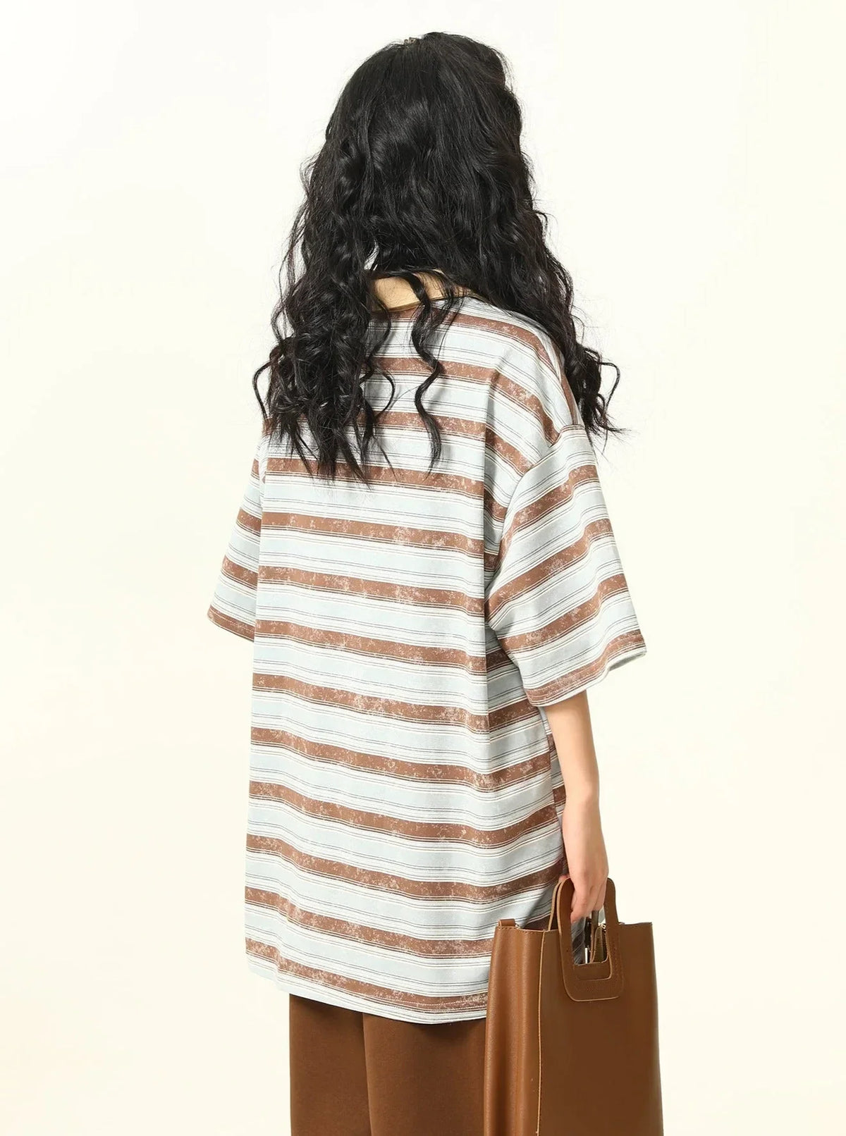 Tie-Dye Striped Retro T-Shirt
