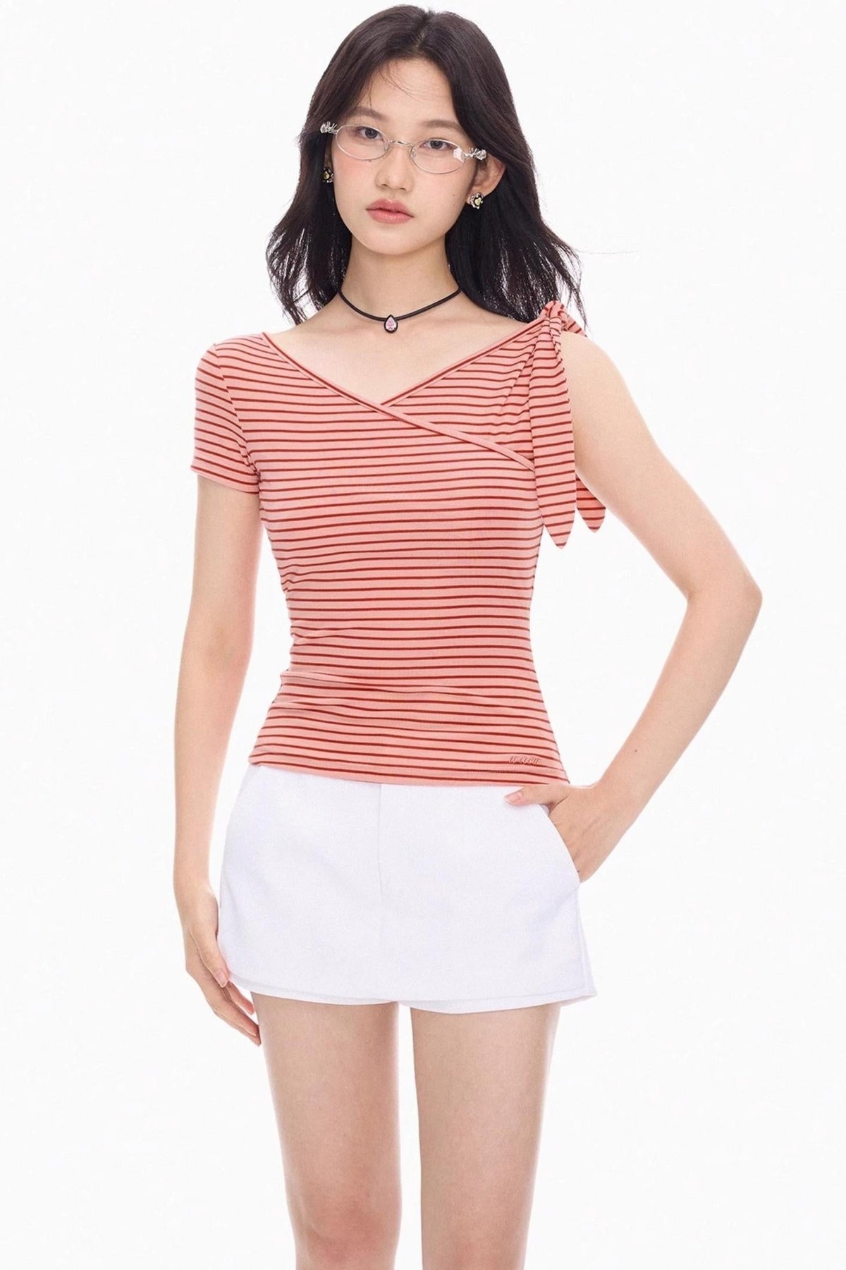 Tie-Shoulder Tee