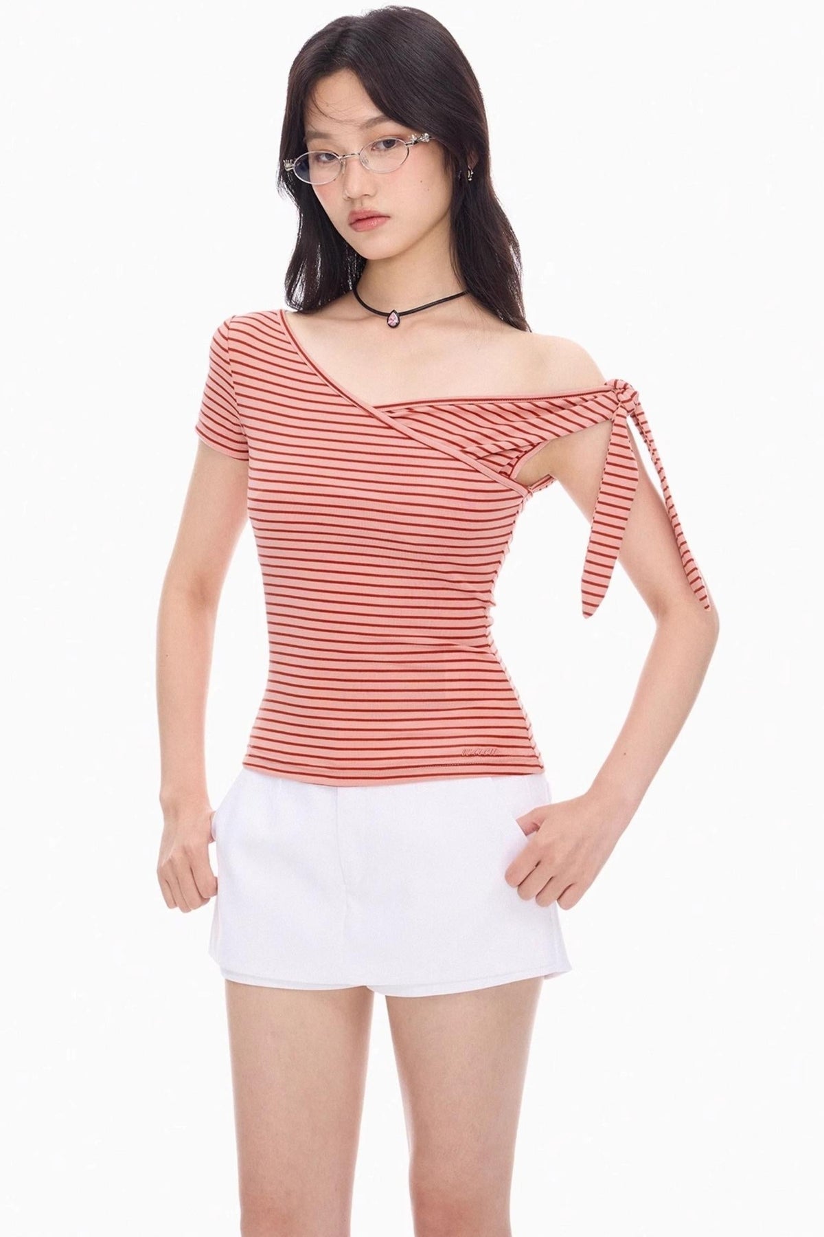 Tie-Shoulder Tee