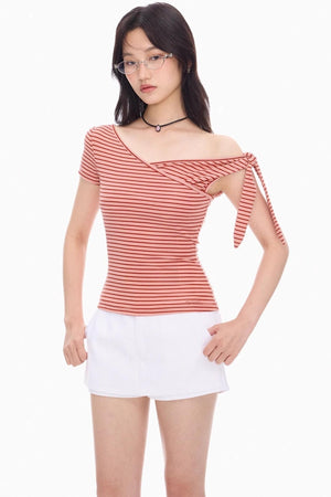 Tie-Shoulder Tee