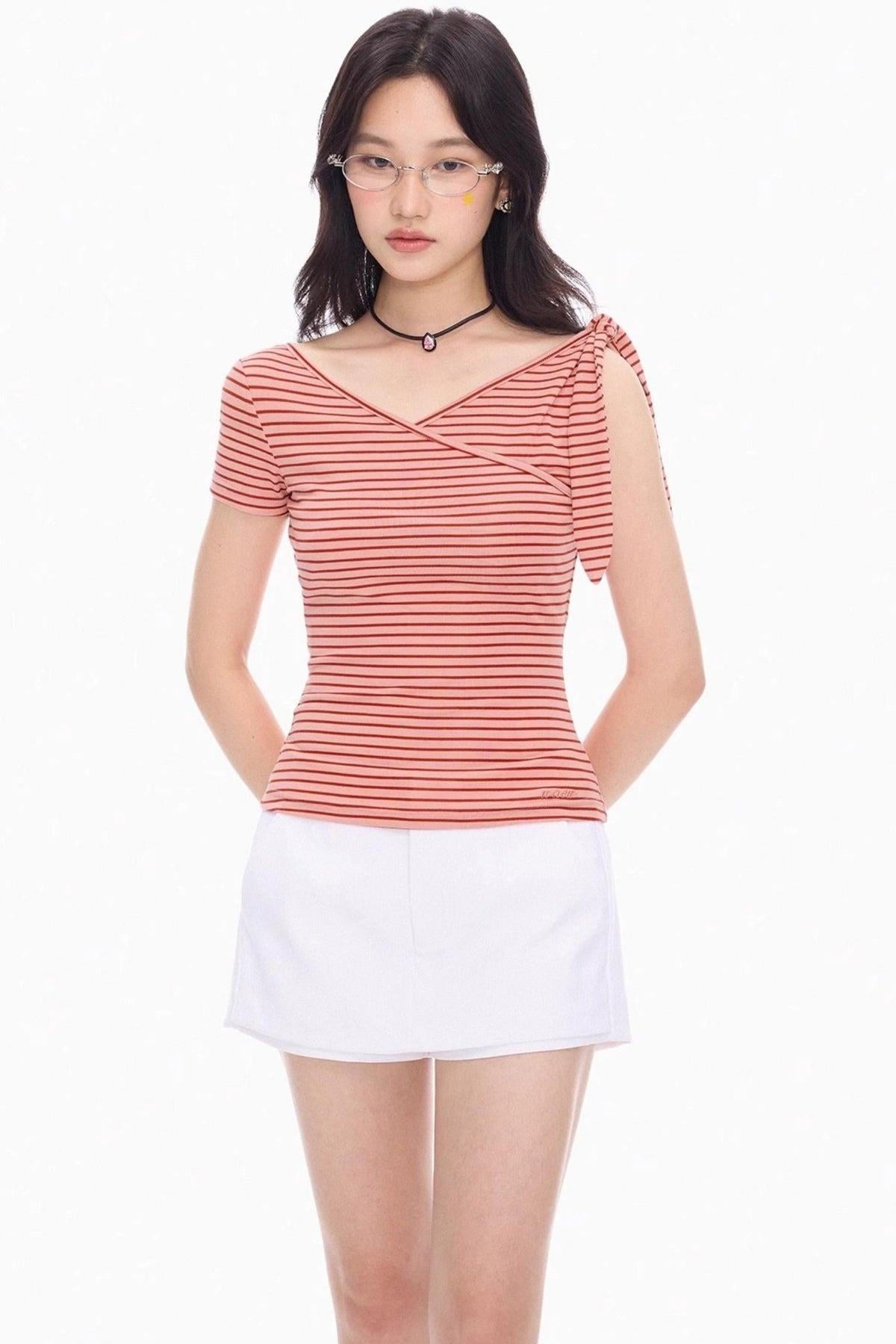 Tie-Shoulder Tee