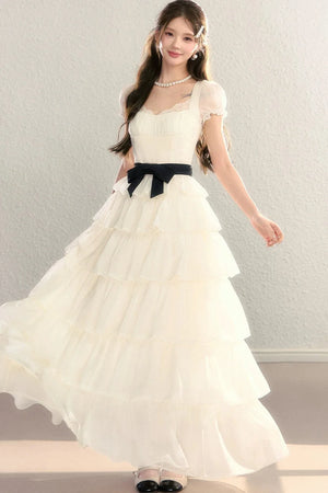 Tiered Mesh Princess Dress