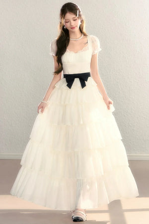 Tiered Mesh Princess Dress