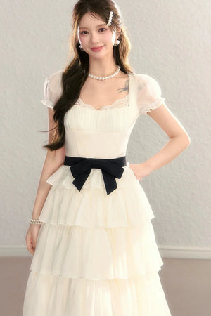 Tiered Mesh Princess Dress