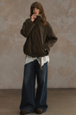 Time Traveler Fur Collar Jacket