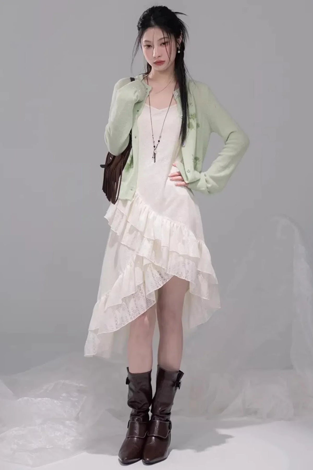 Tipsy Crush Ruffle Dress Set-Up