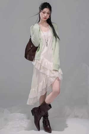 Tipsy Crush Ruffle Dress Set-Up