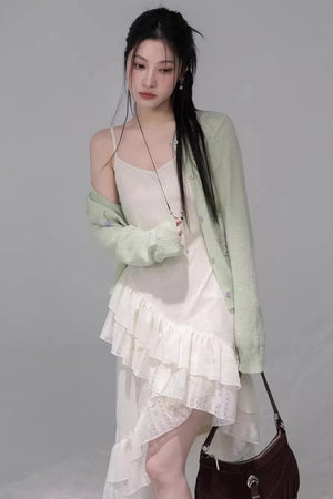 Tipsy Crush Ruffle Dress Set-Up