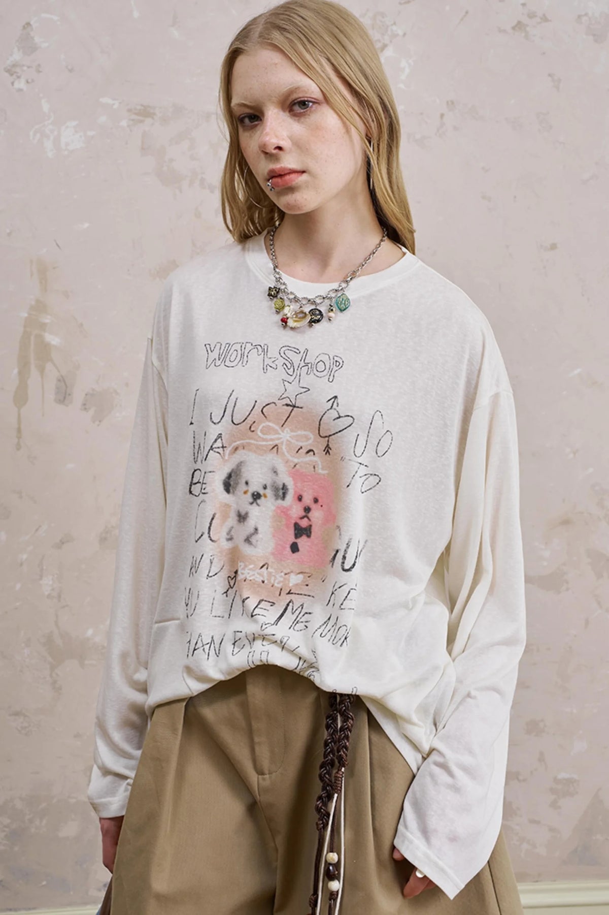 Trend Print Long Sleeve T-Shirt
