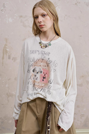 Trend Print Long Sleeve T-Shirt
