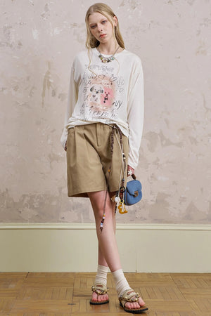 Trend Print Long Sleeve T-Shirt