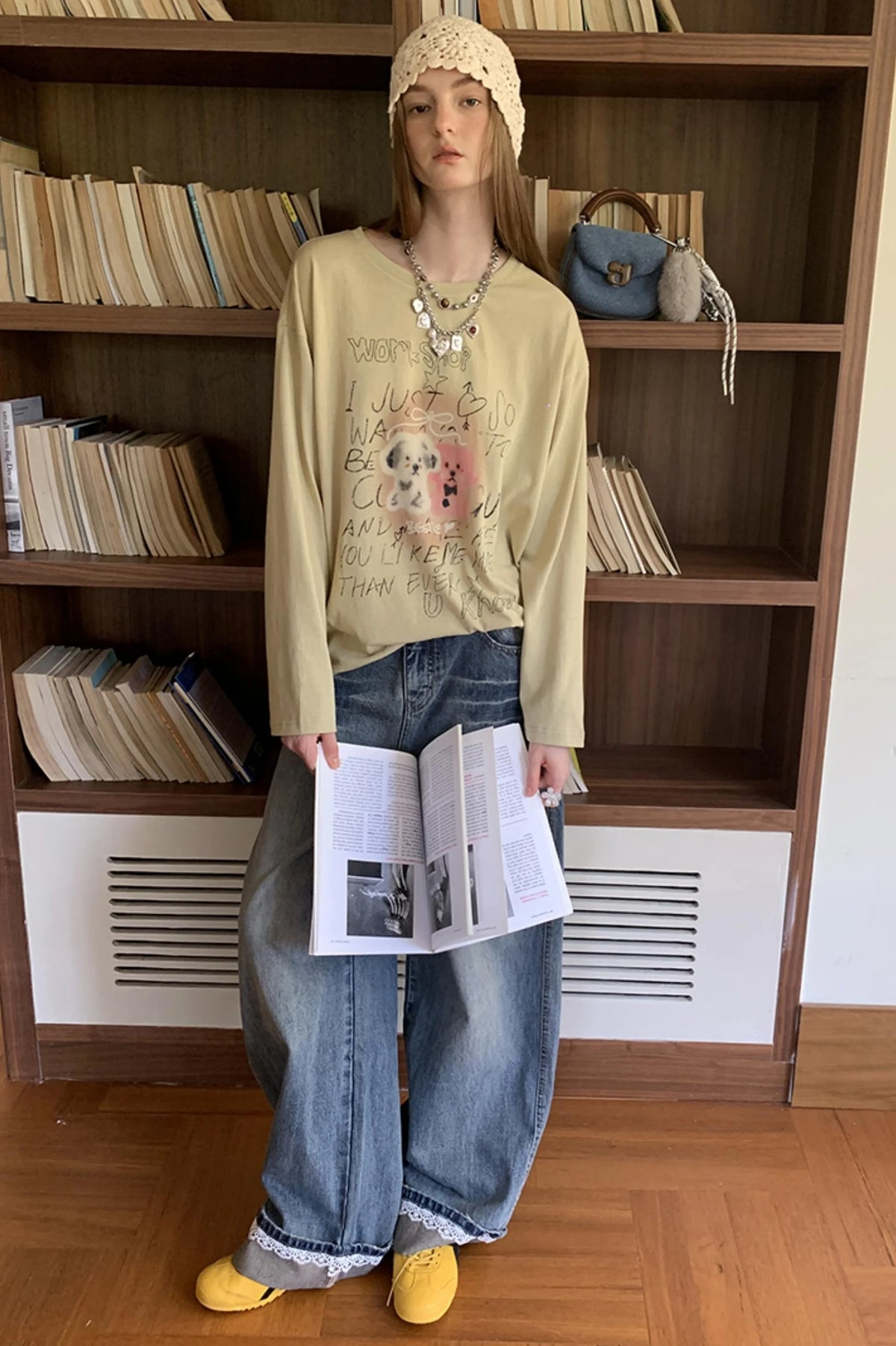 Trend Print Long Sleeve T-Shirt