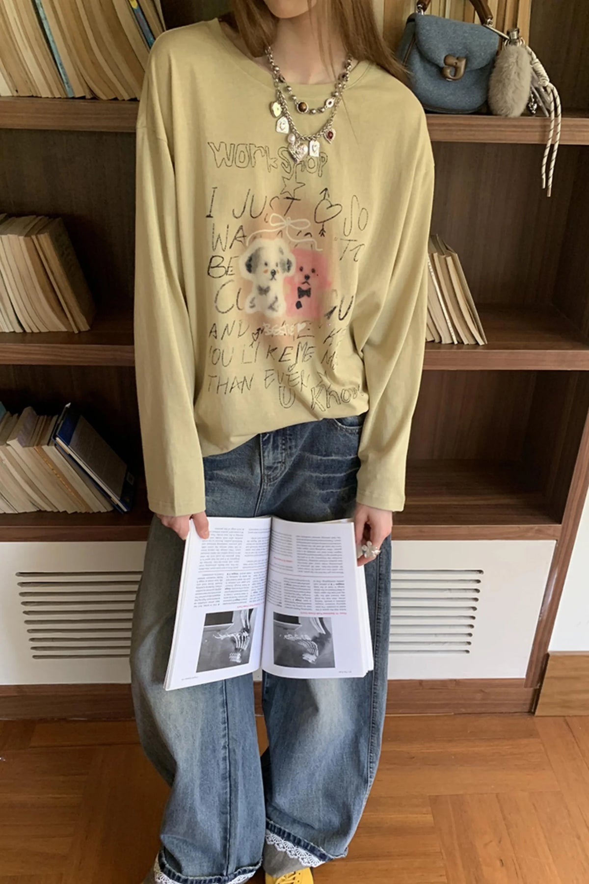 Trend Print Long Sleeve T-Shirt