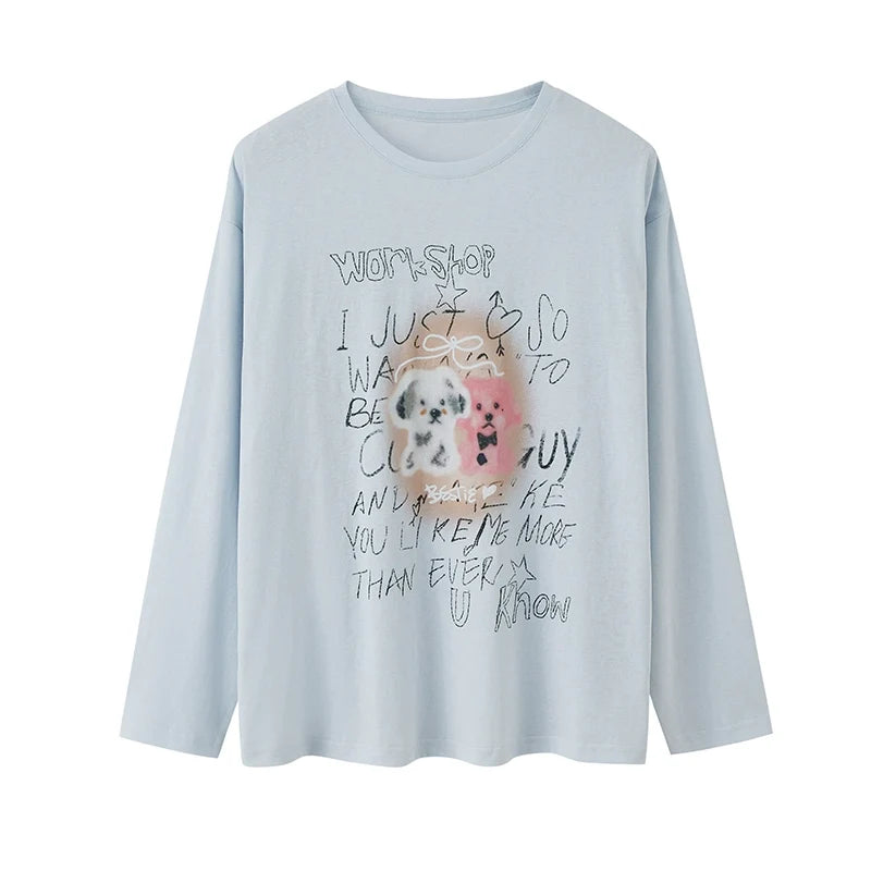 Trend Print Long Sleeve T-Shirt