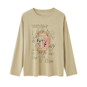Trend Print Long Sleeve T-Shirt