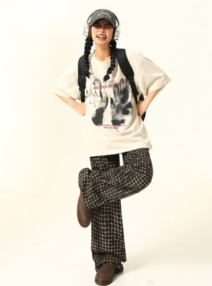 Trendy Loose American Vintage T-Shirt