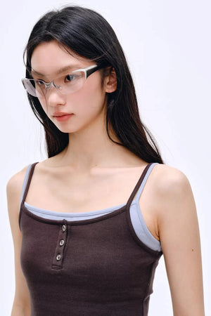 Trendy Rhythm Color-Block Camisole