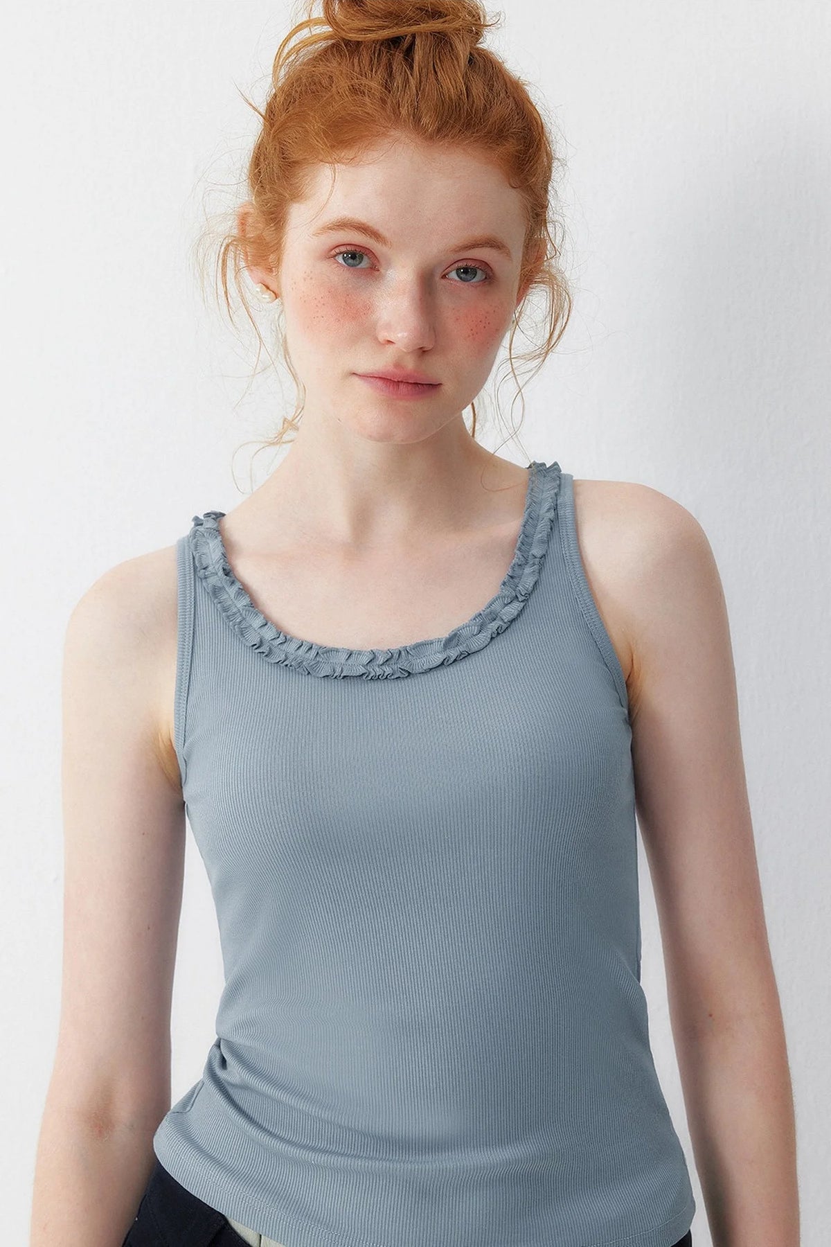 Trim Lyocell Camisole Top