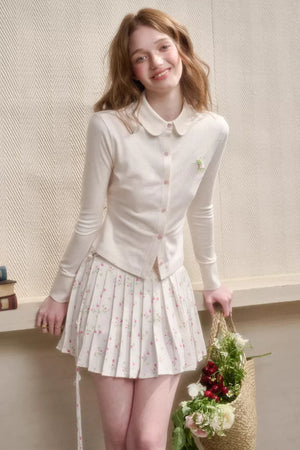 Tulip Satin Top Skirt Set-Up