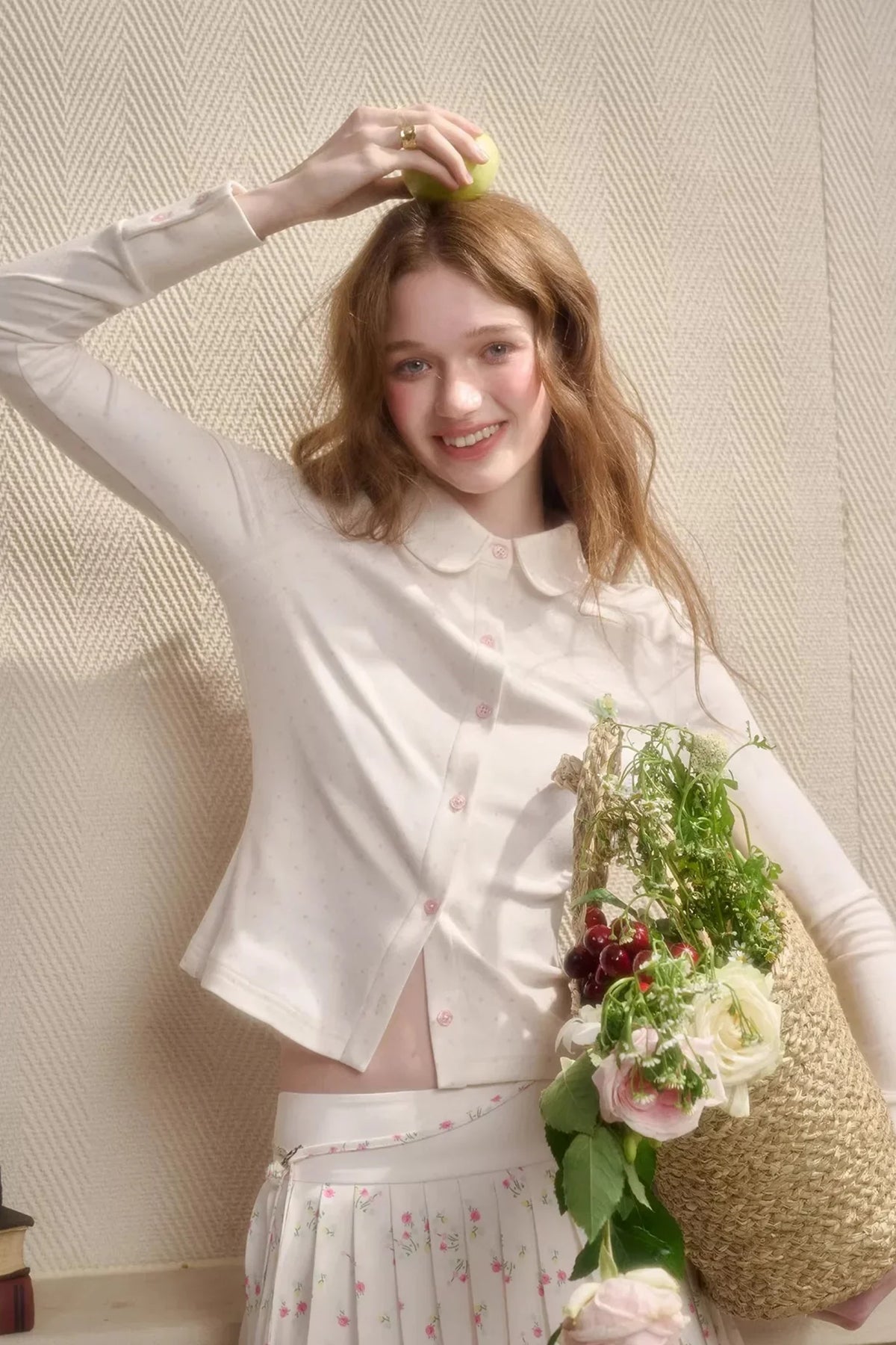 Tulip Satin Top Skirt Set-Up