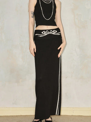 Turned-waist Skirt