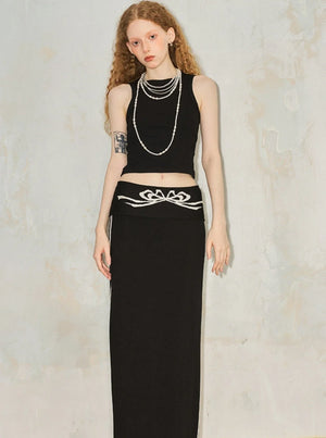 Turned-waist Skirt