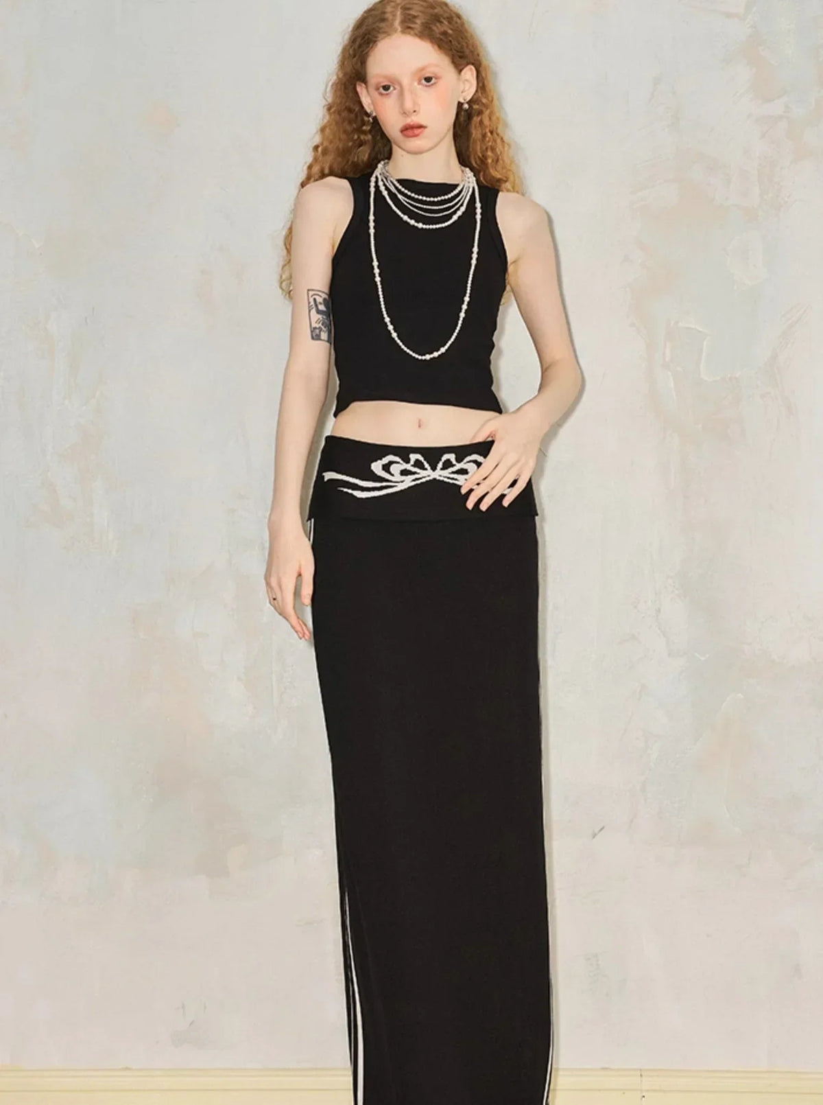 Turned-waist Skirt