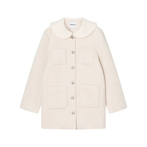 Tweed Doll Collar Jacket