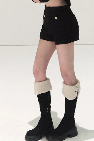 Tweed Wool Shorts