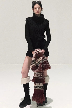 Tweed Wool Shorts