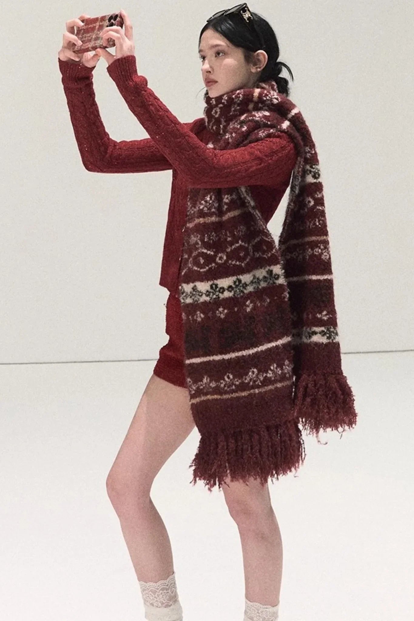 Tweed Wool Shorts