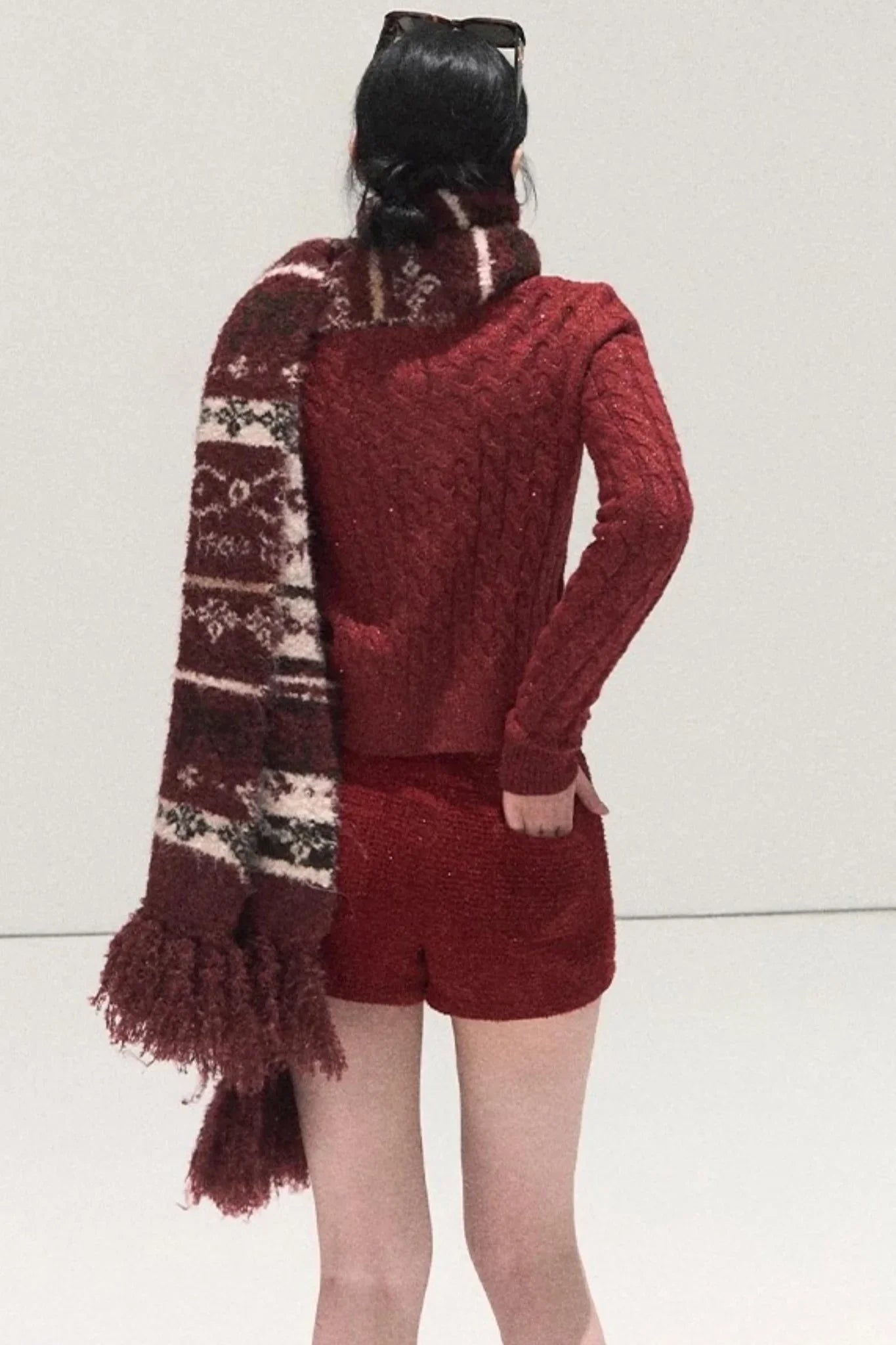Tweed Wool Shorts