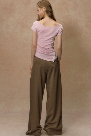 Twilight Palm Wide-Leg Pants