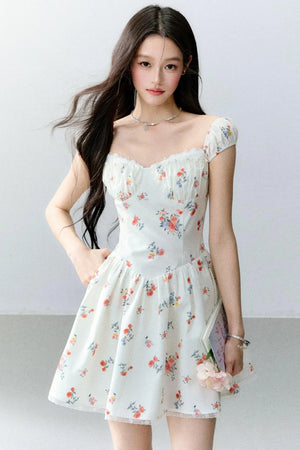 Twilight Rose Floral Dress