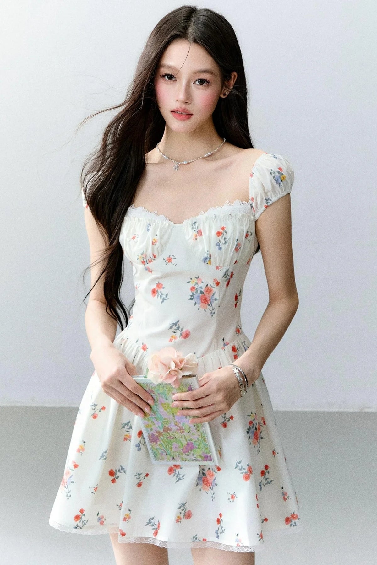 Twilight Rose Floral Dress