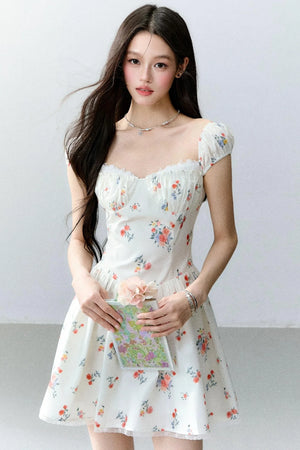 Twilight Rose Floral Dress
