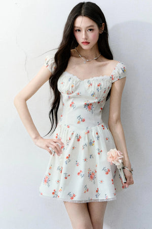 Twilight Rose Floral Dress