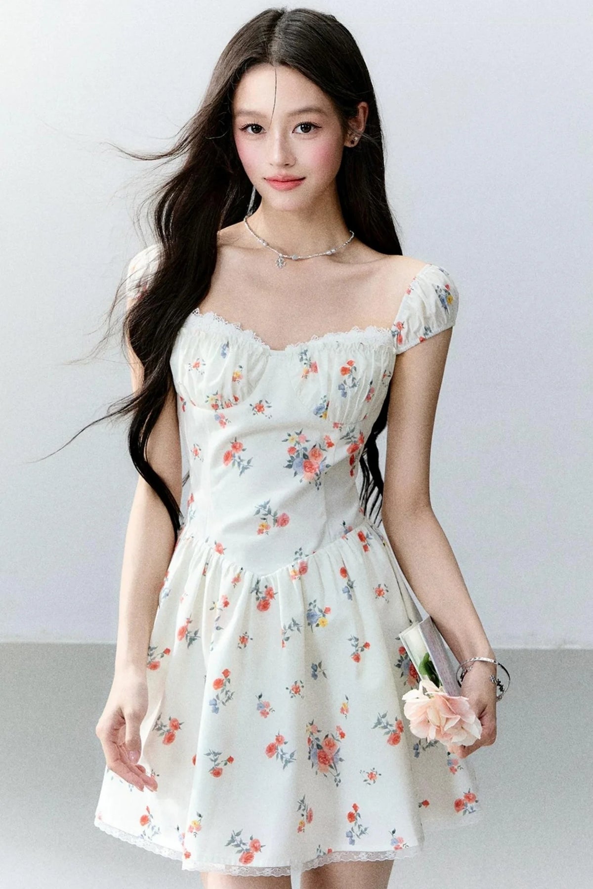 Twilight Rose Floral Dress