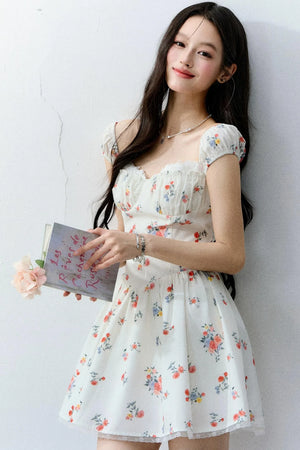 Twilight Rose Floral Dress