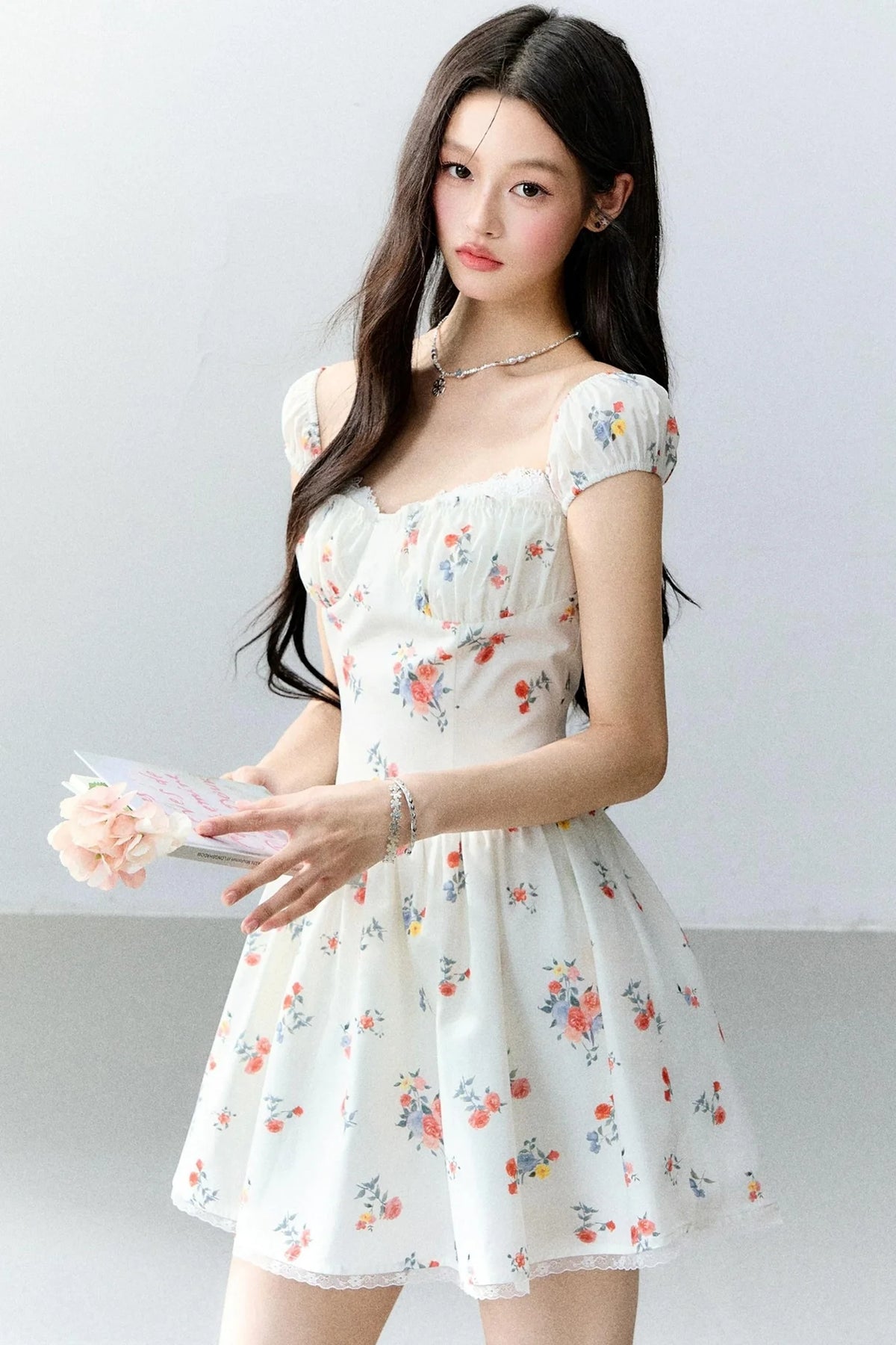 Twilight Rose Floral Dress