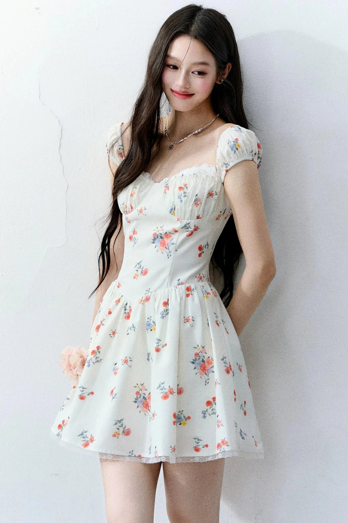 Twilight Rose Floral Dress