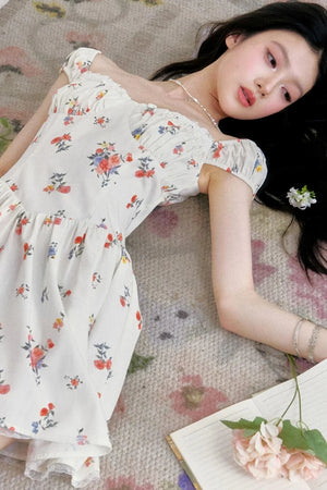 Twilight Rose Floral Dress