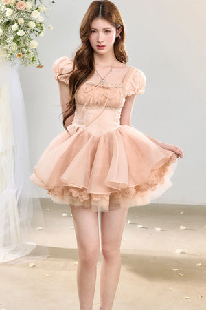Twin Flowers Lace Dress