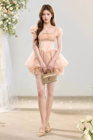 Twin Flowers Lace Dress
