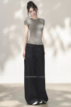 Twisted Back Short Sleeve Blouse