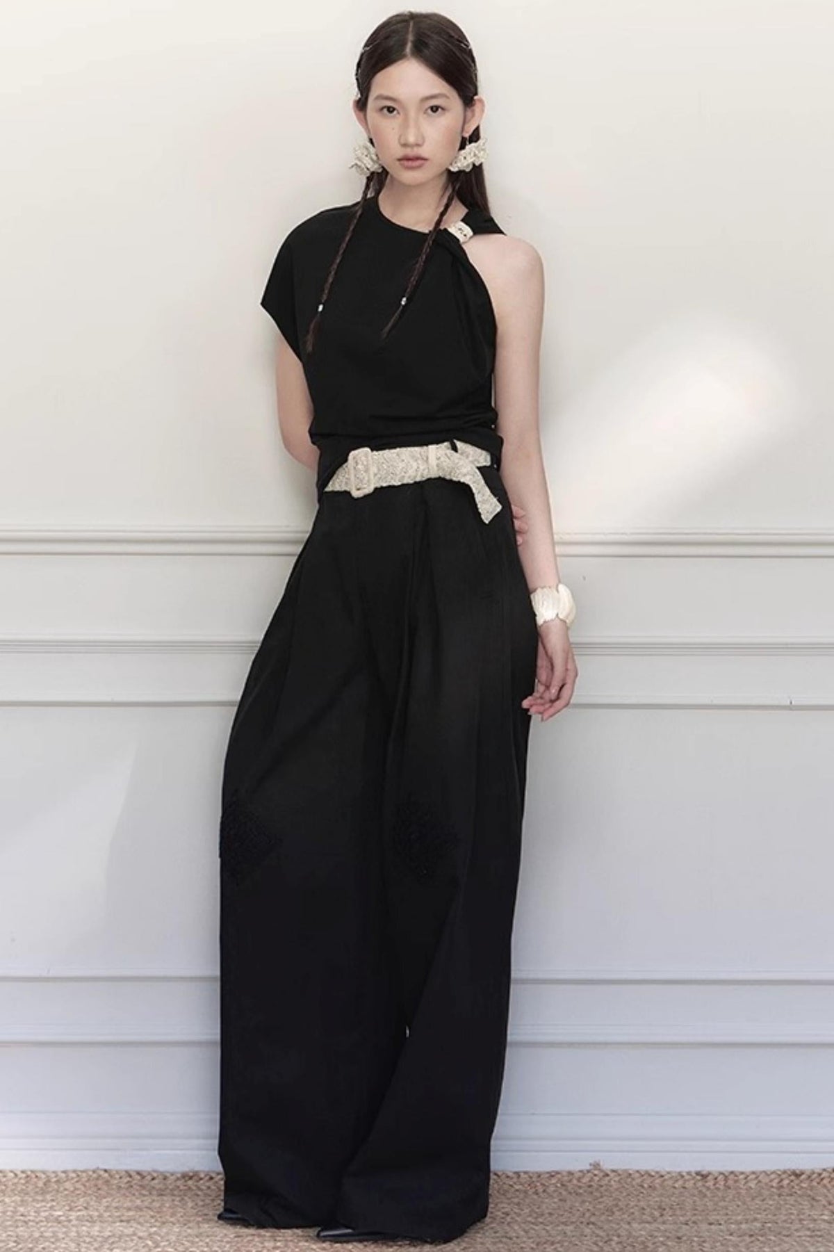 Twisted Cloud Shoulder Tee