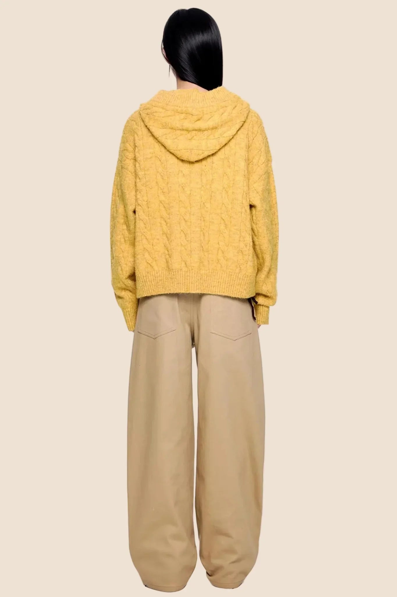 Twisted Embroidered Knit Jacket