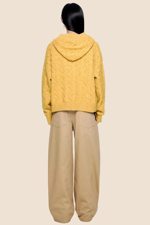 Twisted Embroidered Knit Jacket