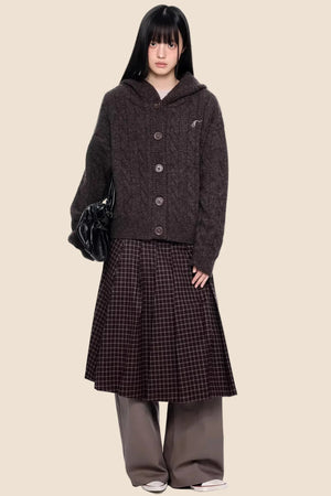 Twisted Embroidered Knit Jacket