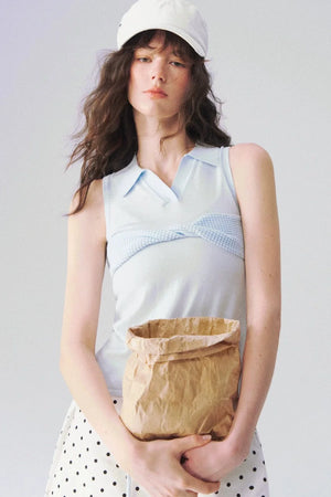 Twisted Knot Polo Vest